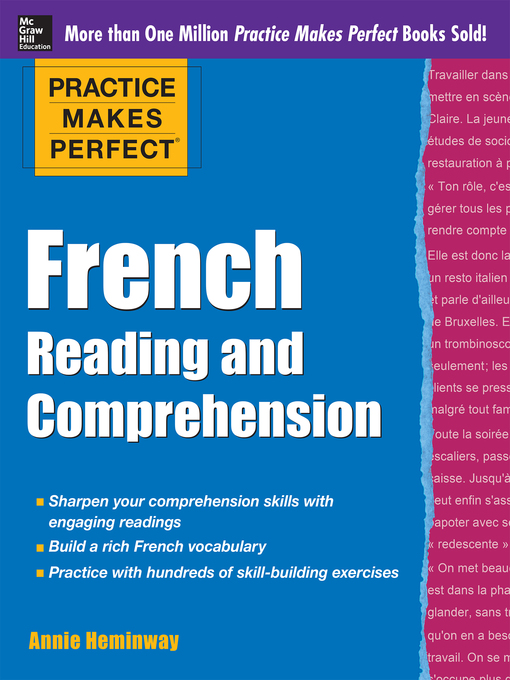 Title details for Practice Makes Perfect French Reading and Comprehension by Annie Heminway - Available
